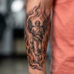 Saint Michael Forearm Tattoo Concepts