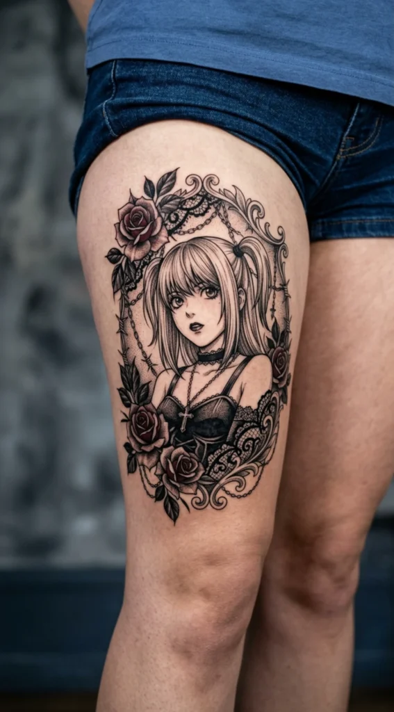 Misa Amane Gothic Beauty Portrait