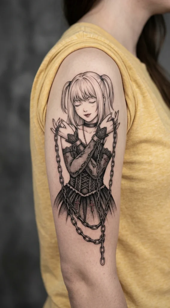 Misa Holding Chains Obsession Symbolism