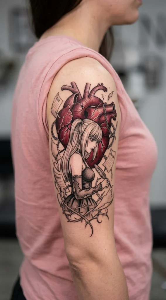 Misa with Broken Heart and Death Note Theme