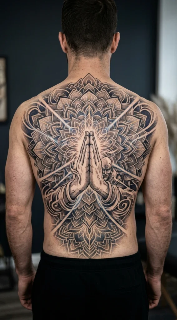 Netero Praying Hands Buddha Explosion Scene