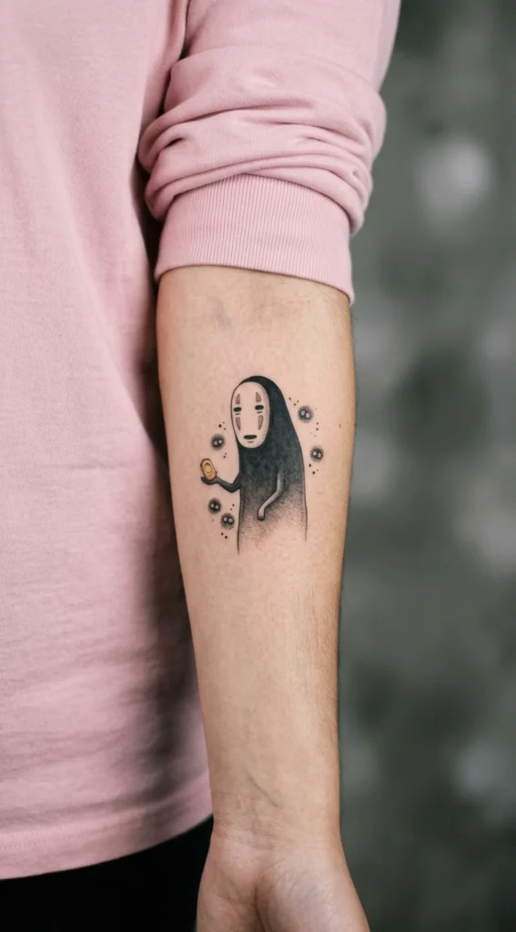 No Face Spirited Away Mysterious Design