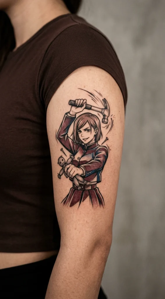 Nobara Jujutsu Kaisen Hammer Pose