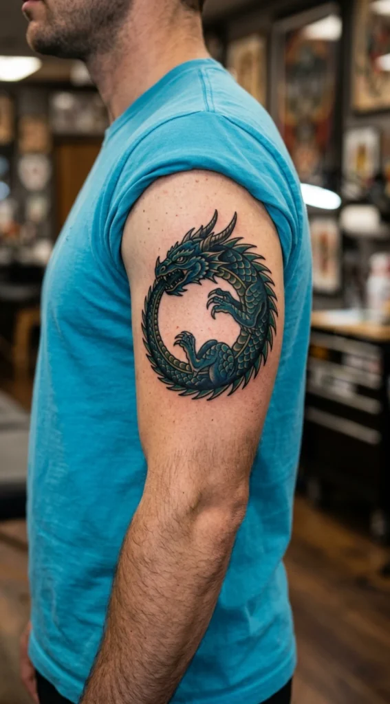 Ouroboros Dragon Circle