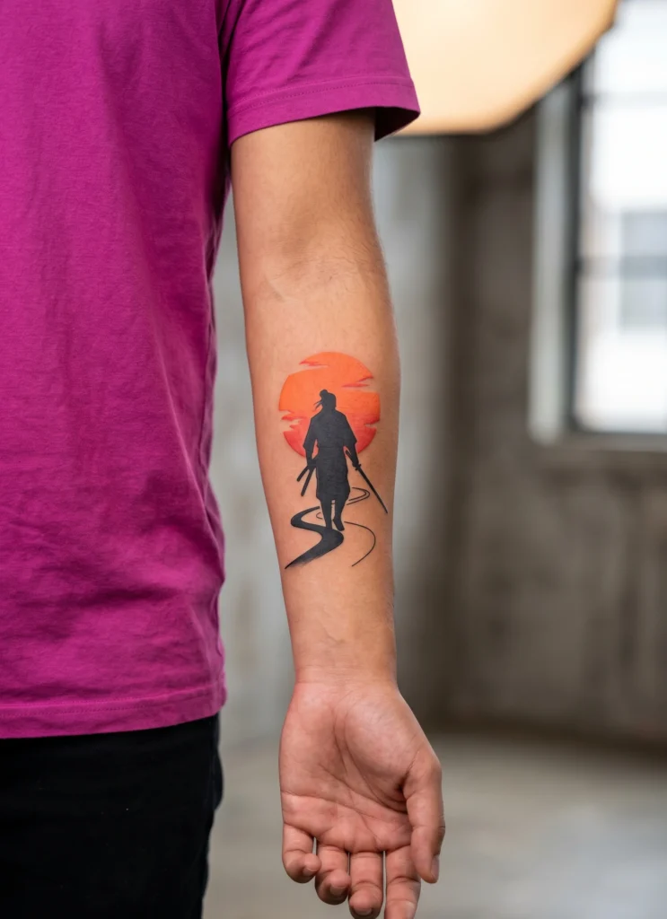 Ronin Swordsman Silhouette
