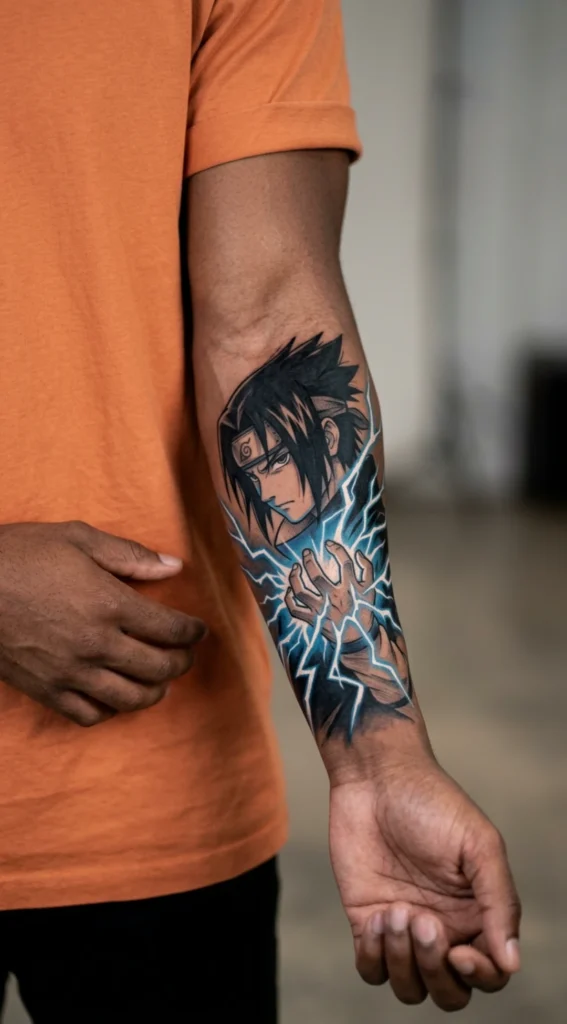 Sasuke Chidori Lightning Attack