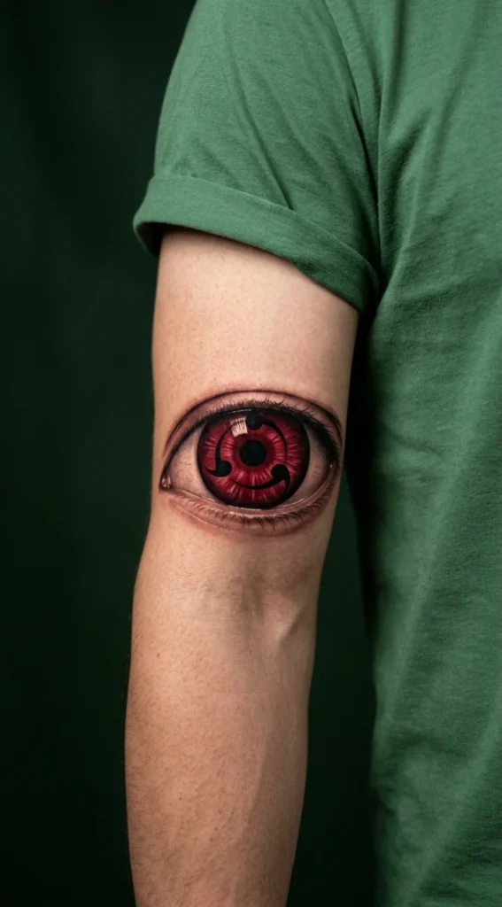 Sasuke Sharingan Eye Close-Up