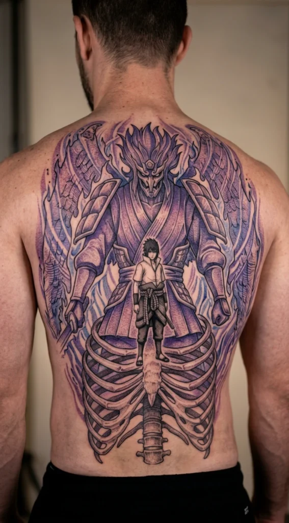 Sasuke Susanoo Giant Warrior Aura