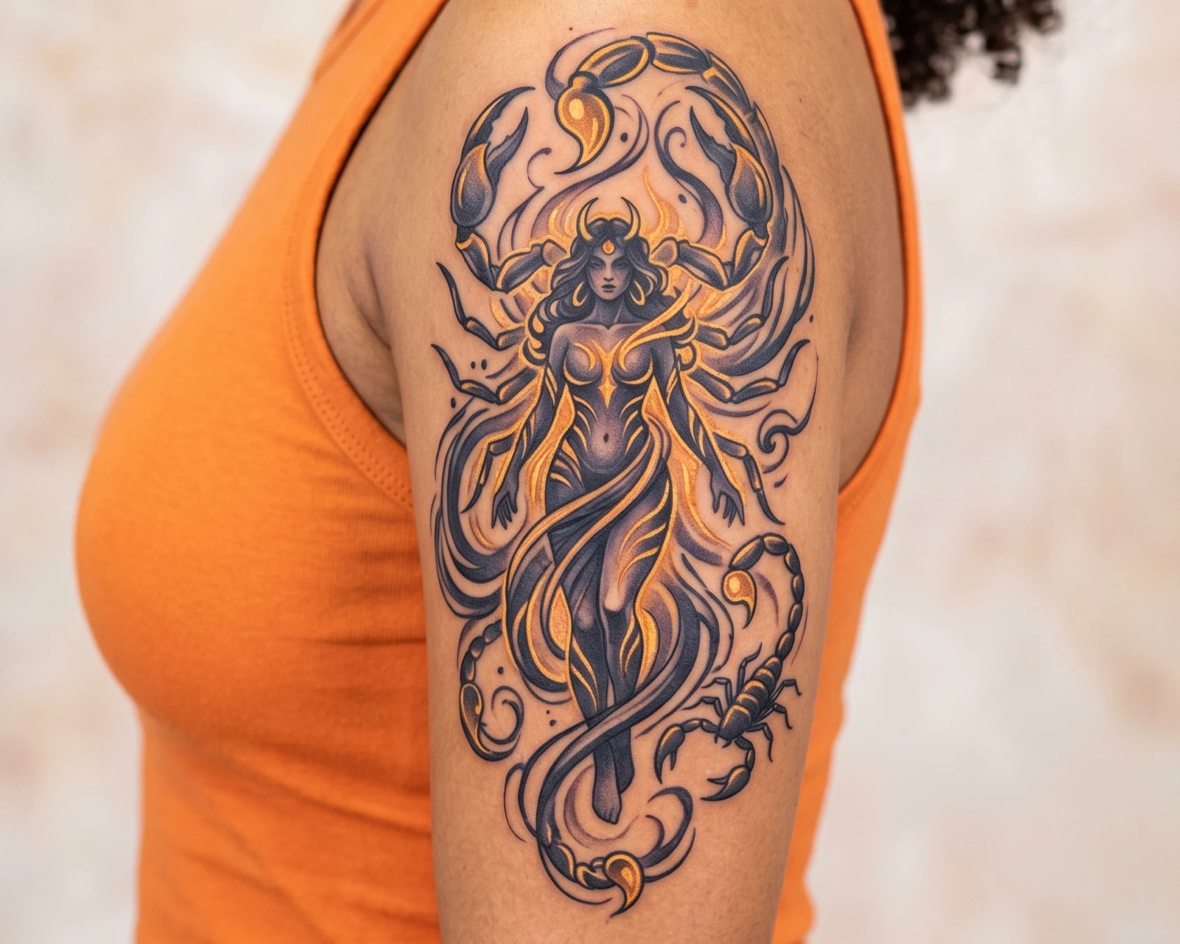 Scorpio Zodiac Tattoos for Women