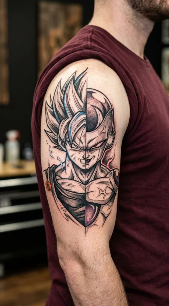 Shonen Split Face Duality Concept