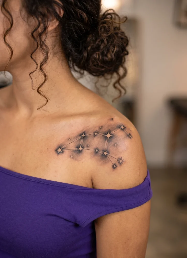 Shoulder Night Sky Constellation