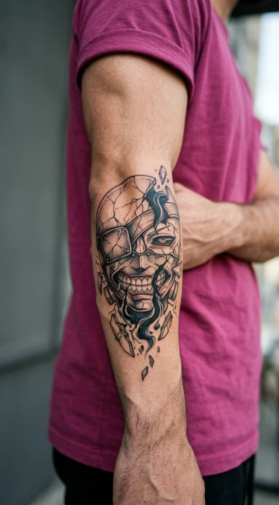 Tokyo Ghoul Cracked Mask Identity