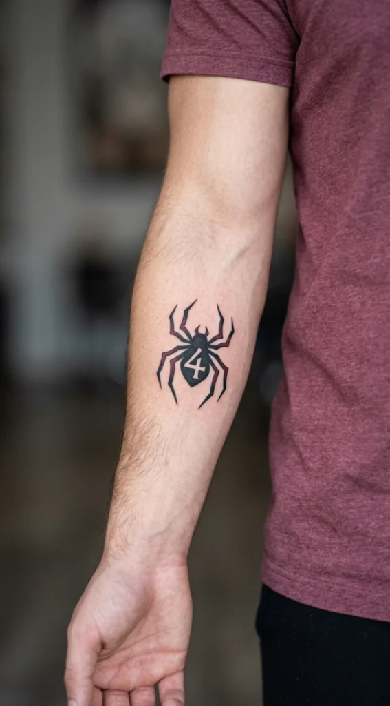 Troupe Number Tattoo Spider Rank Style
