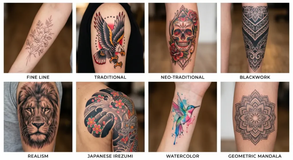 Types of Tattoo Styles