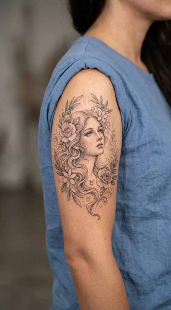 Venus Inspired Goddess Portrait