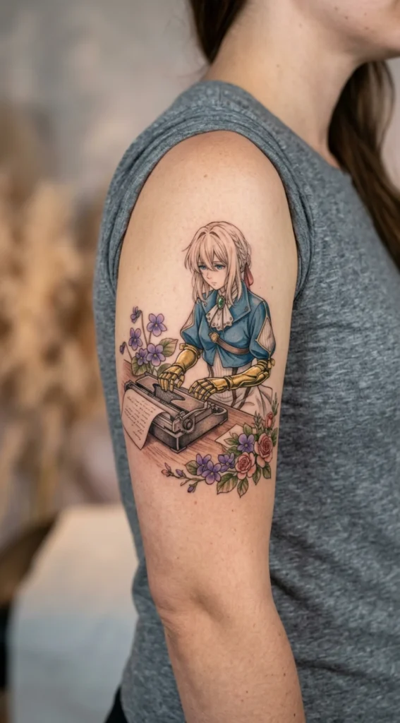 Violet Evergarden Emotional Letter Scene