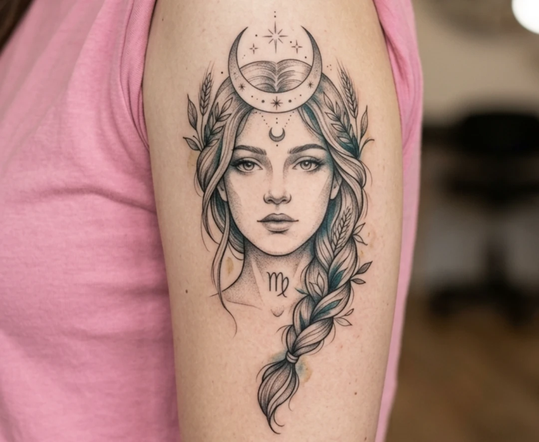 Virgo Tattoo Ideas for Women