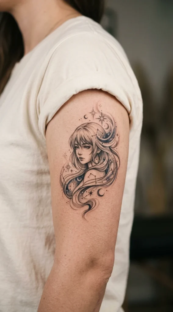 Yuki Tsukumo Celestial Aura Design