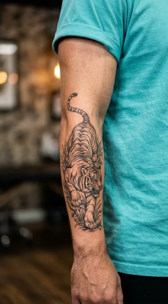 Crouching Tiger Forearm Movement Design