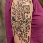 Leopard Tattoo Design for Women