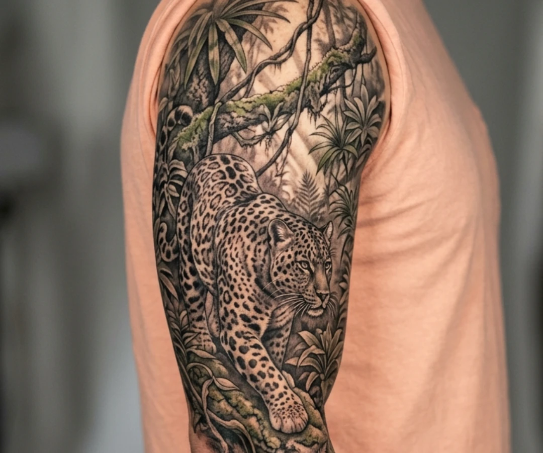 Leopard Tattoo Ideas for Men