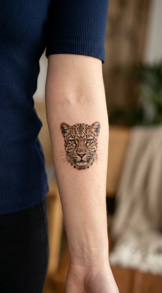 Micro Realism Leopard Portrait