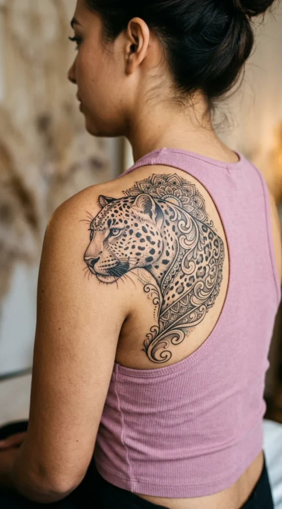  Ornamental Leopard Design