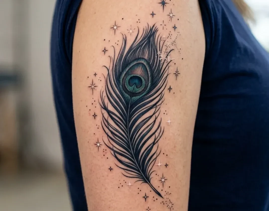 Peacock Feather Tattoo Ideas
