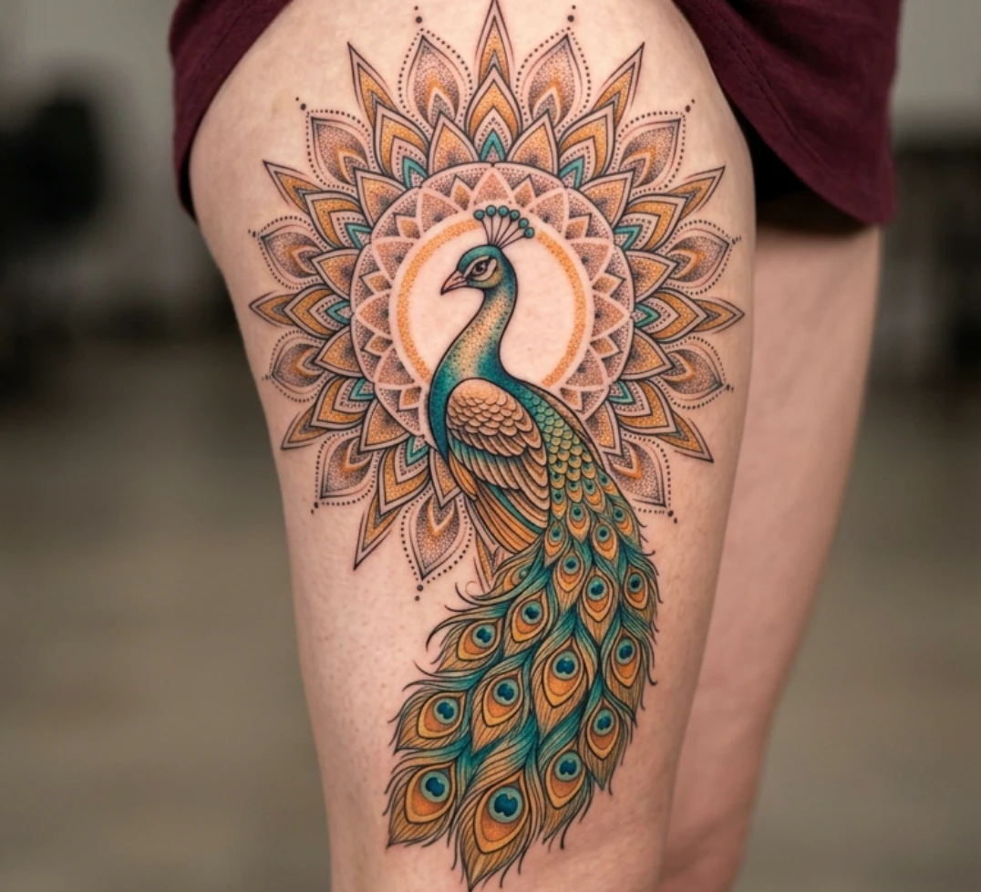 Peacock Tattoo Ideas for Women