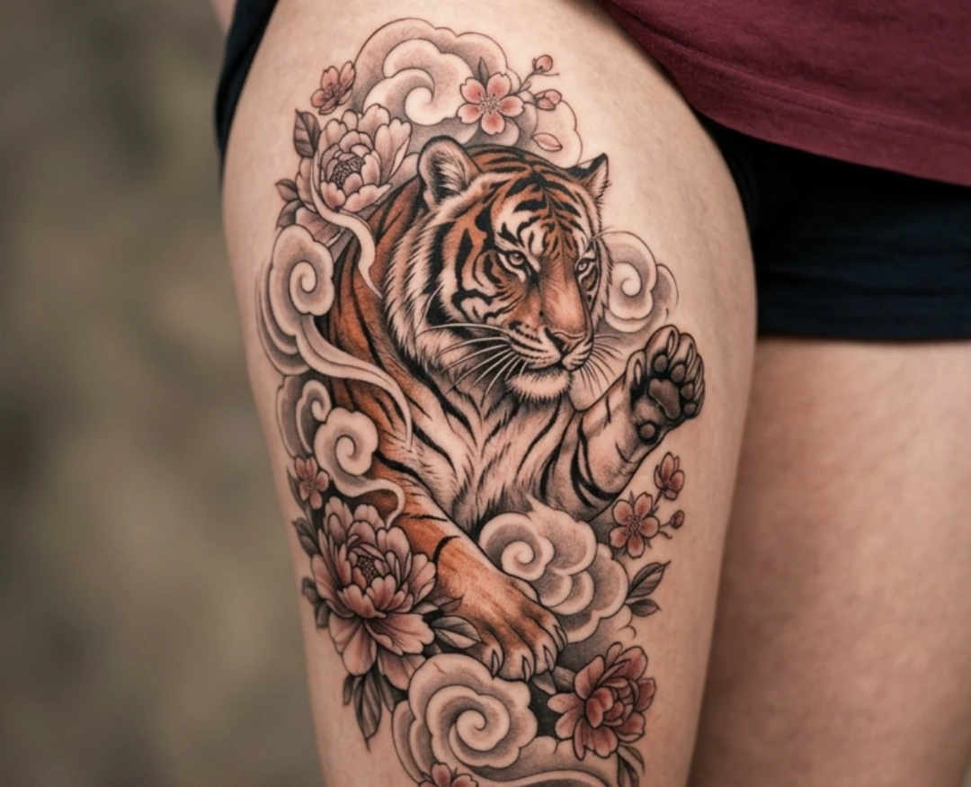 Tiger Tattoo Ideas For Women