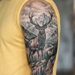 Deer Full Sleeve Tattoos
