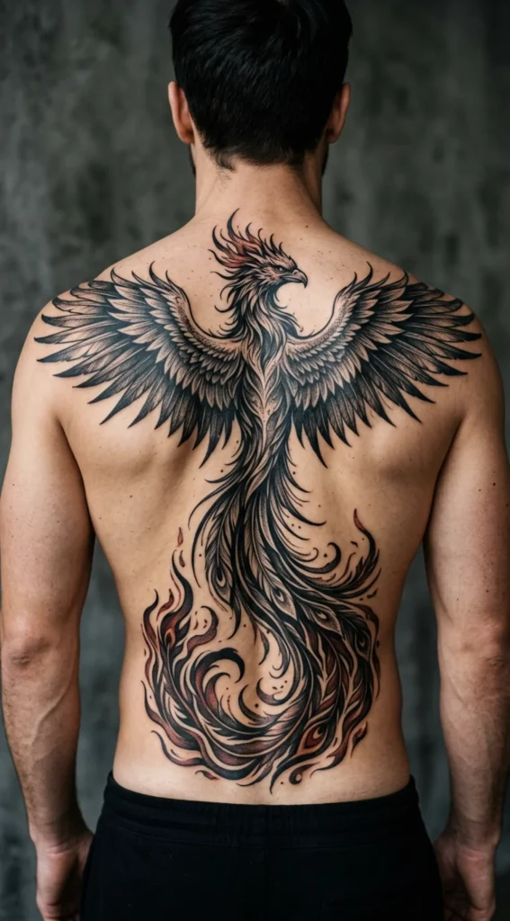 Full Back Rising Phoenix Masterpiece