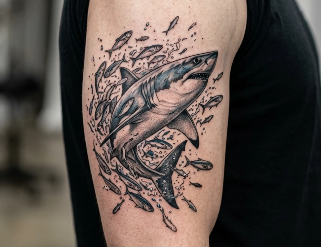 Great White Shark Tattoo Designs