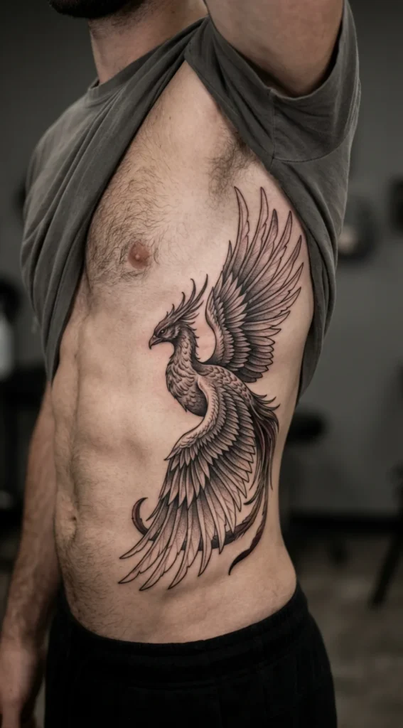 Phoenix Across the Rib Cage