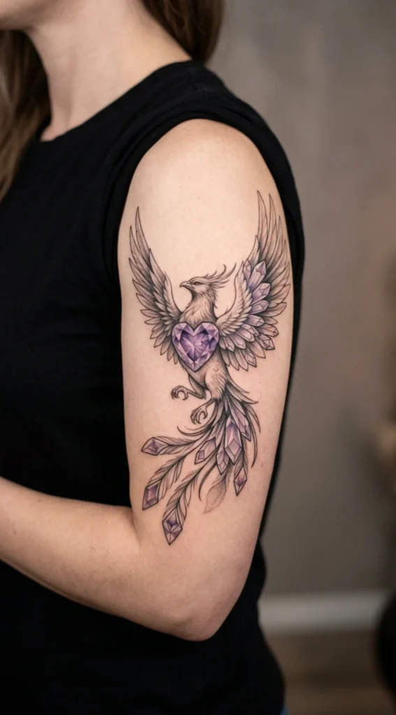 Phoenix and Crystal-Inspired Design
