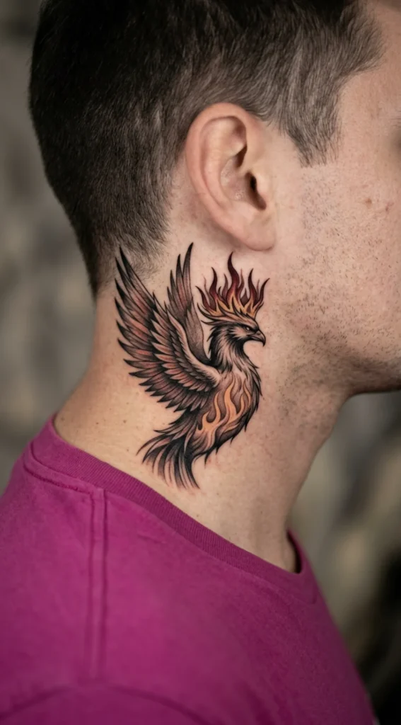 Phoenix with Crown of Flames