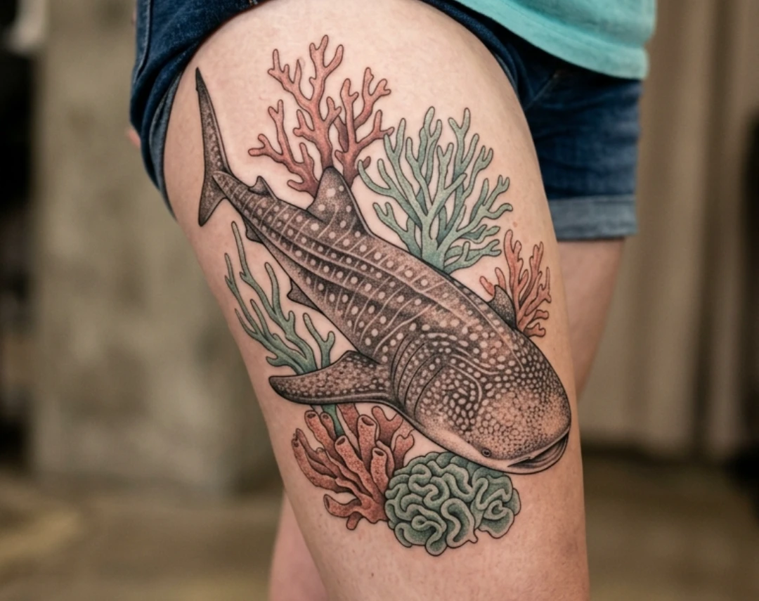 Whale Shark Tattoo Ideas