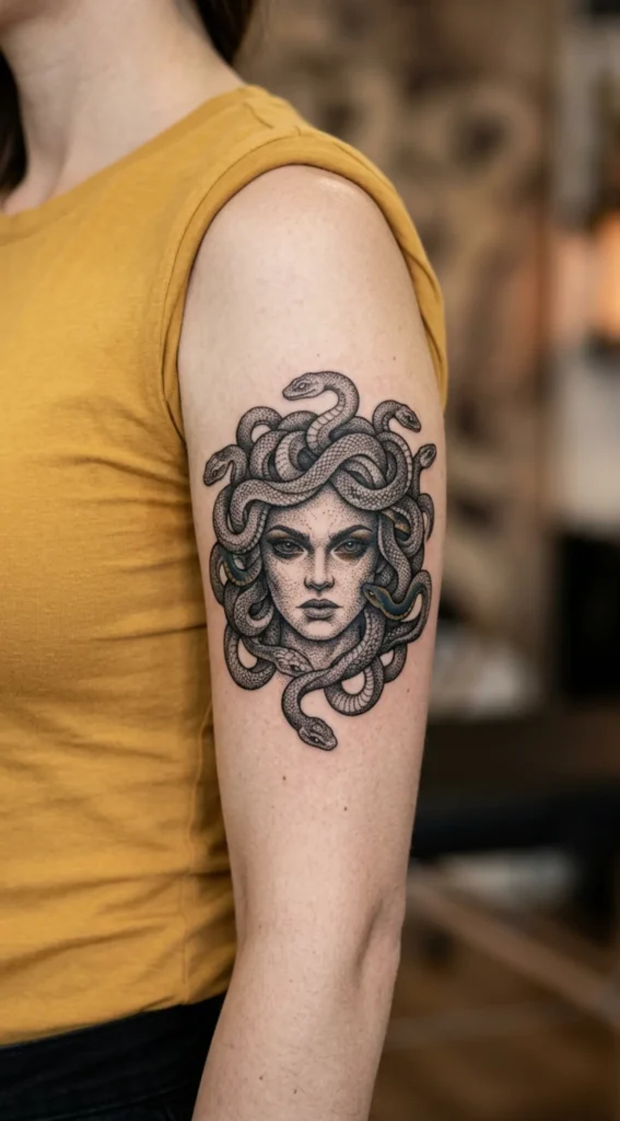 Dotwork Medusa