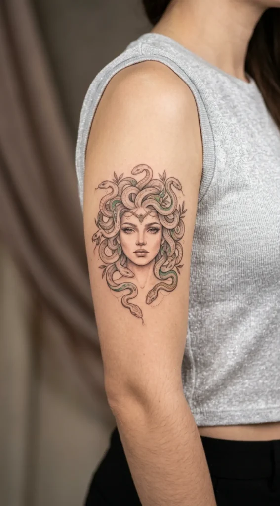Feminine Medusa Portrait