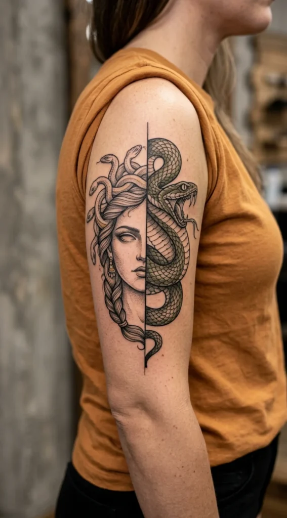 Half Snake Medusa