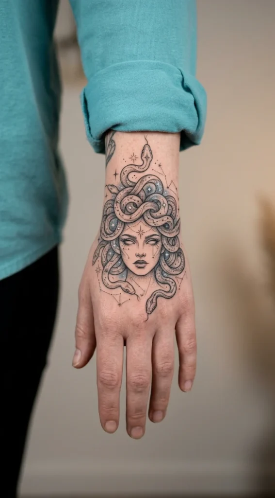 Medusa Hand with Star Details