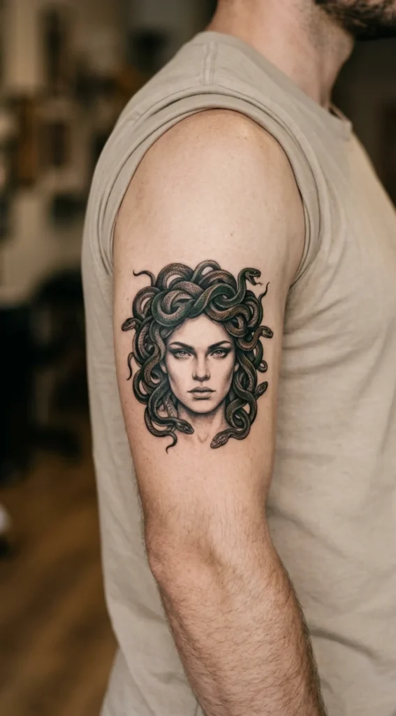 Medusa Portrait for Courage