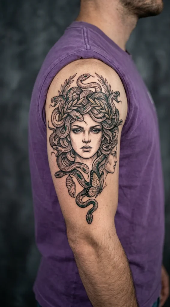 Medusa Representing Personal Transformation