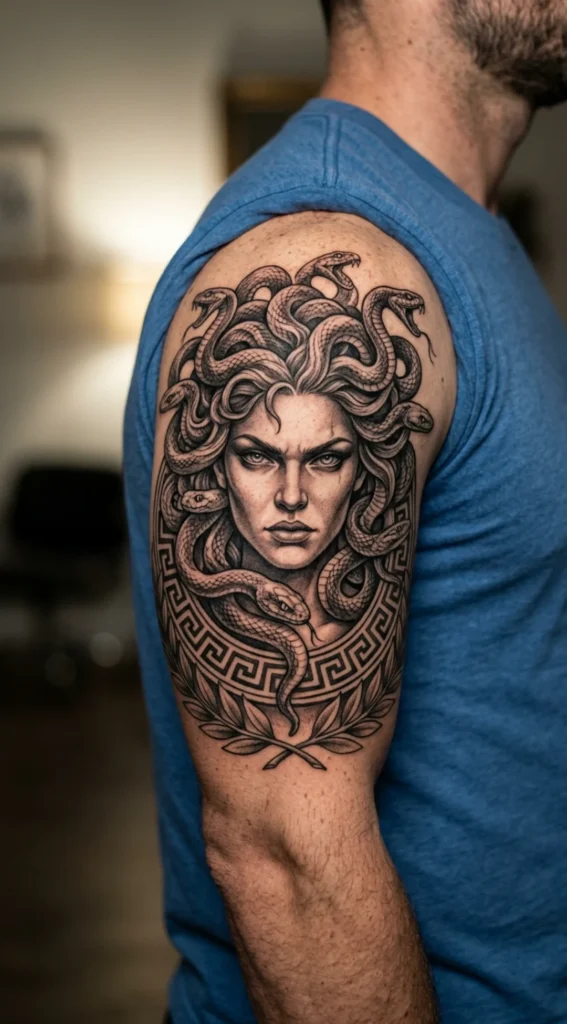 Medusa Representing Power and Protection