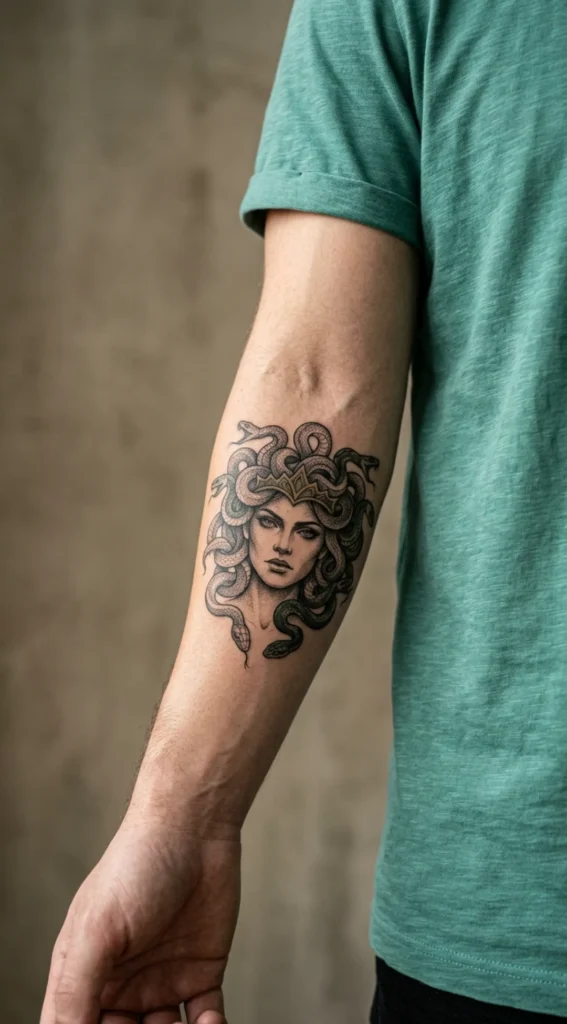 Medusa Symbolizing Fearlessness