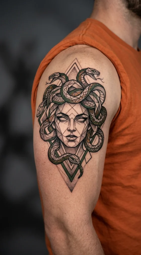 Medusa Symbolizing Mental Toughness