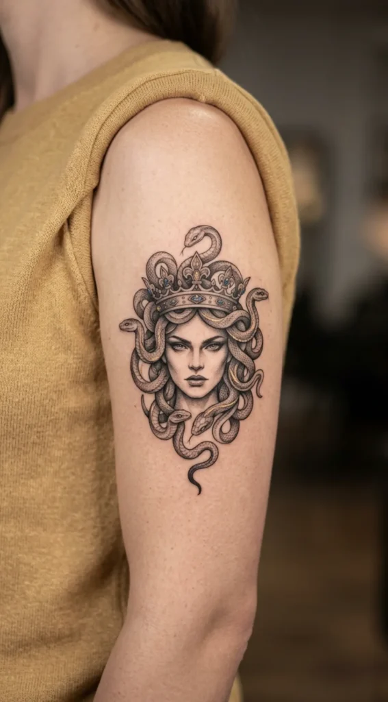 Medusa with Crown