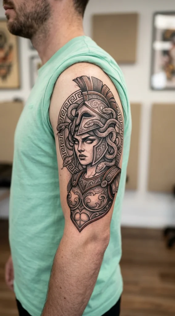 Medusa with Greek Armor
