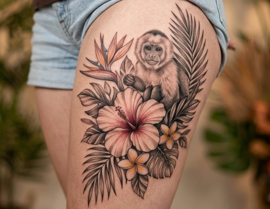 Monkey Tattoo Ideas for Females