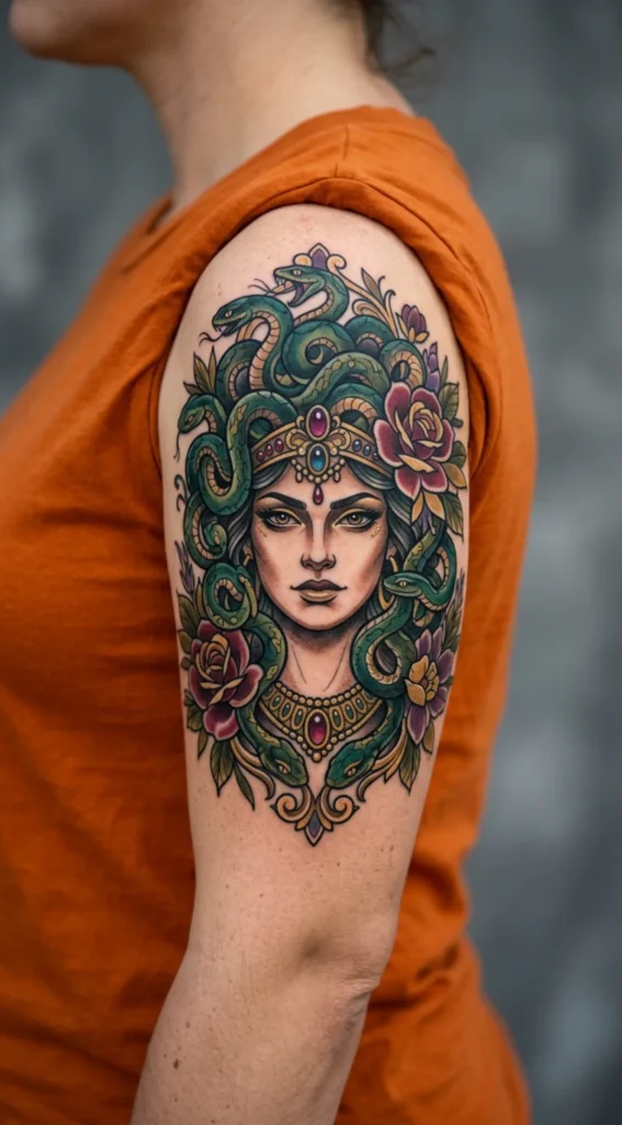 Neo Traditional Medusa